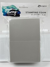 NEW Ranger Stamping Foam 4 Pack 3x4.25 Reusable Heat And Pickup Textures Inks