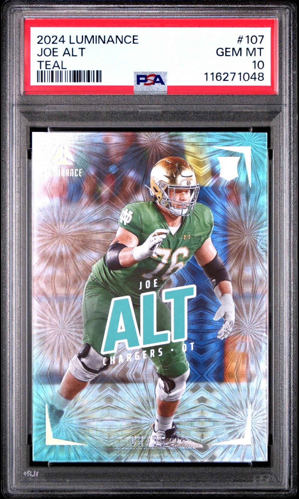 Joe Alt Panini Luminance #107 Teal