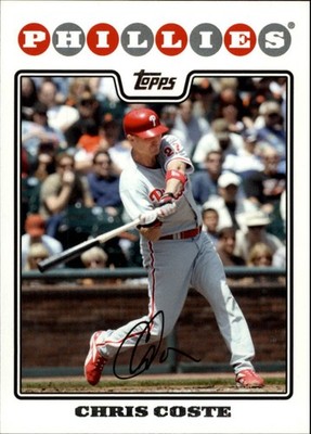 2008 Topps Update Baseball Card #UH93 Chris Coste