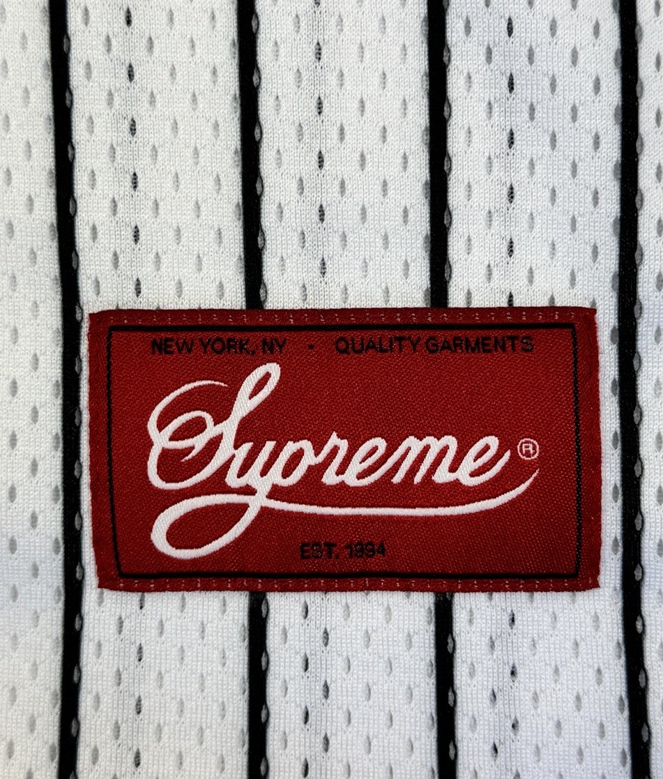 トップス Supreme Homerun Baseball Jersey Stripe Buy Supreme x Homerun Baseball Jersey 'Stripe' - SS25KN70