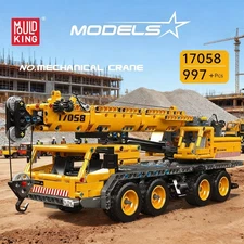 Mould King 17058 No. Mechanical Crane Buidling Blocks Engineering Truck Model