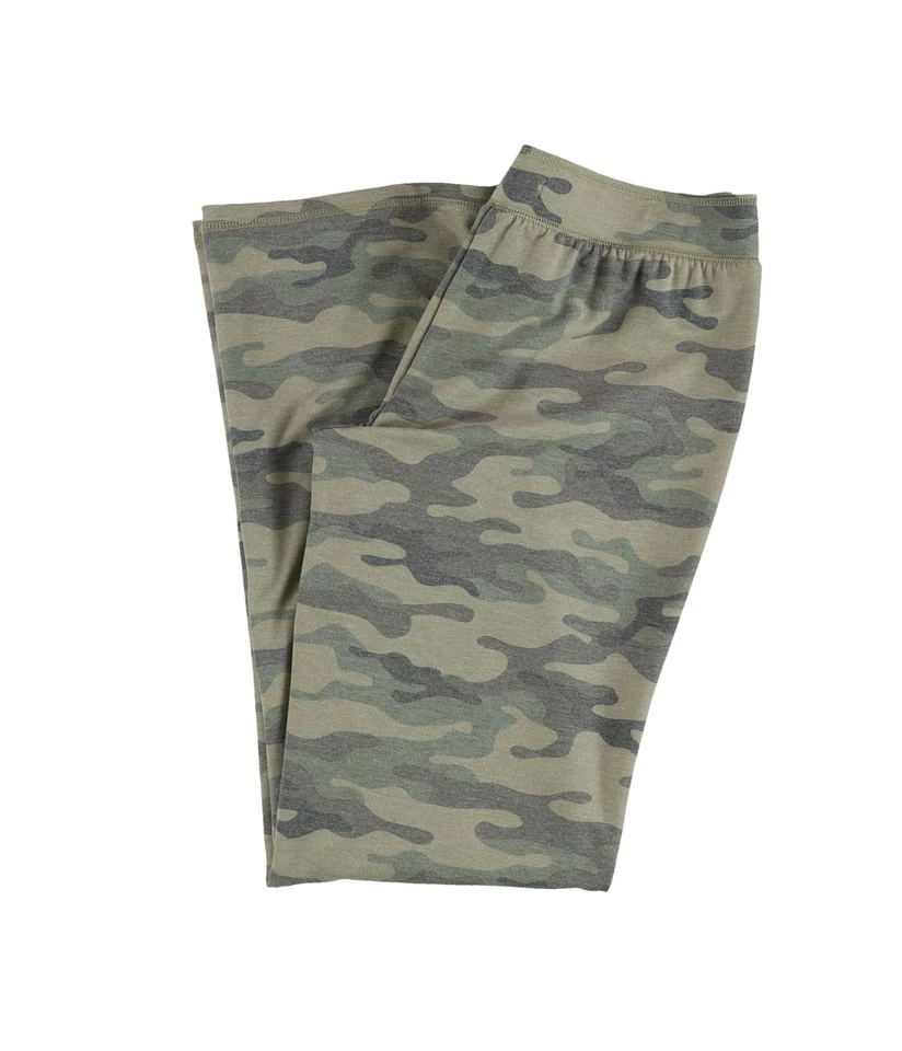 P.J. Pantalones de salón de pijama camuflados Salvage para mujer, verdes, pequeños Foto 2 de 2