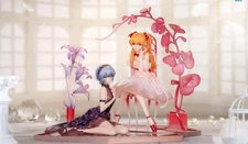 Myethos Evangelion Figure ASUKA & REY set Language of Flowers ver. EVA F/S NEW