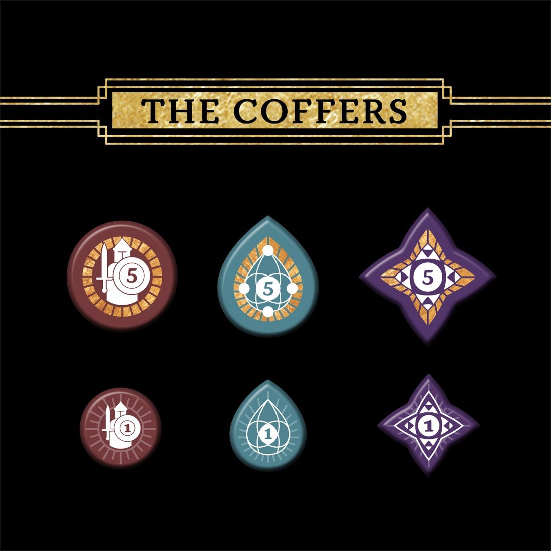 Return To Dark Tower Board Game: The Coffers Upgrade Pack