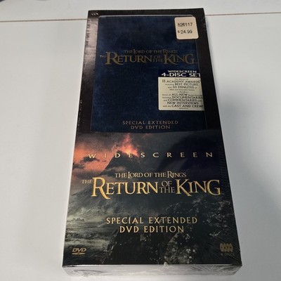Lord Of The Rings Return Of The King 4 DVD Special Extended Edition New Sealed