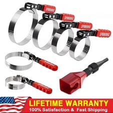 SPARKWHIZ 7 Pack Adjustable Oil Filter Wrench Set Oil Filter Removal Tool 6 Size