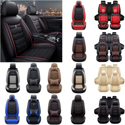 Full Set Leather Seat Covers For Nissan Altima Sentra Rogue Front Rear Cushion