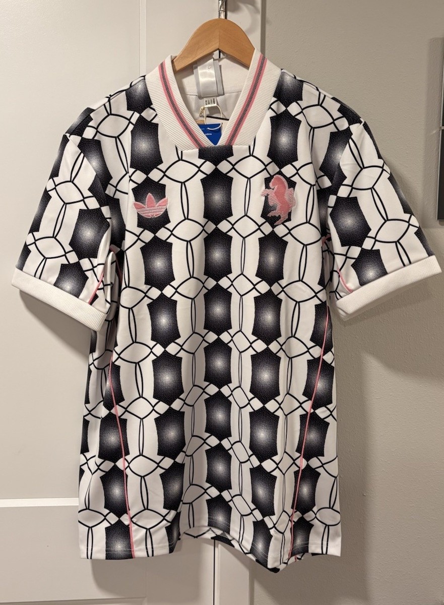 Adidas Juventus Turin LFSTLR Jersey White Black Pink JM9447 Men's