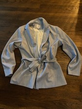 Nine West Summer Blazer Blue L Costal