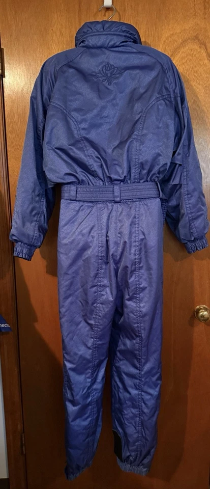 Traje de esquí para mujer Descente azul/púrpura talla 10 Foto 4 de 4