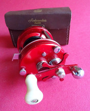 VERY GOOD LIGHTLY USED EARLY CASED 4 SCREW ABU AMBASSADEUR 5000 MULTIPLIER REEL