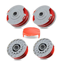 4 Pack Flymo FLY021 Spool Line + FLY060 Spool Cap Contour Trim