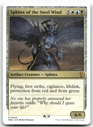 Sphinx of the Steel Wind (White Border) - Mystery Booster 2