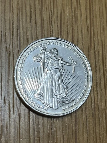 St. Gaudens Silvertowne 1/2 Oz Round .999 Silver