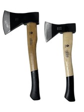 Beil Gartenaxt Spaltaxt Spaltbeil Holzstiel 2 tlg Set Axt 600 1000 g
