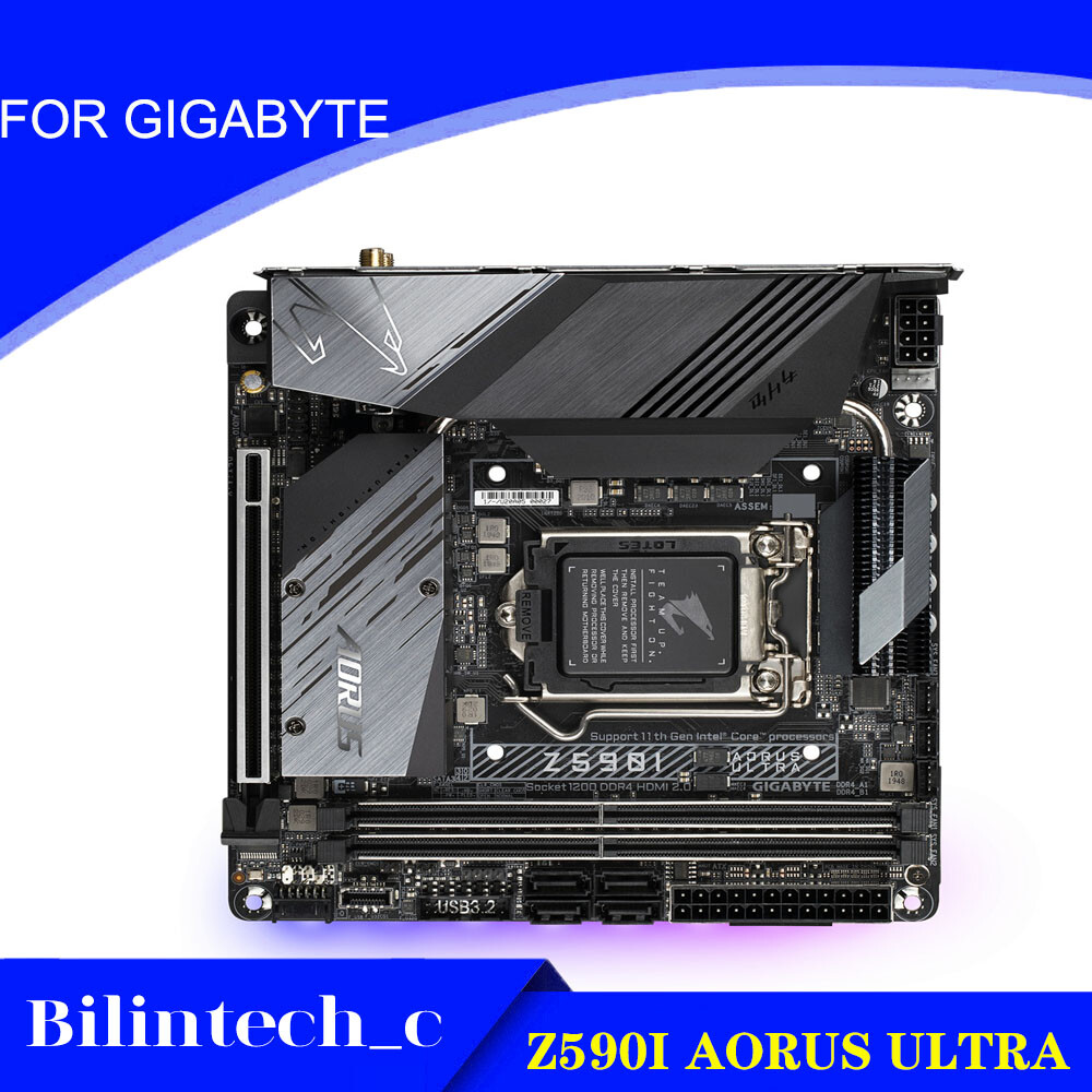 FOR Gigabyte Z590I AORUS ULTRA Motherboard Mini-ITX Enhanced 128GB