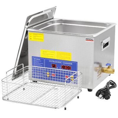 Kendal 12L 360W Commercial Grade Ultrasonic Cleaner with Timer & Heater Machine