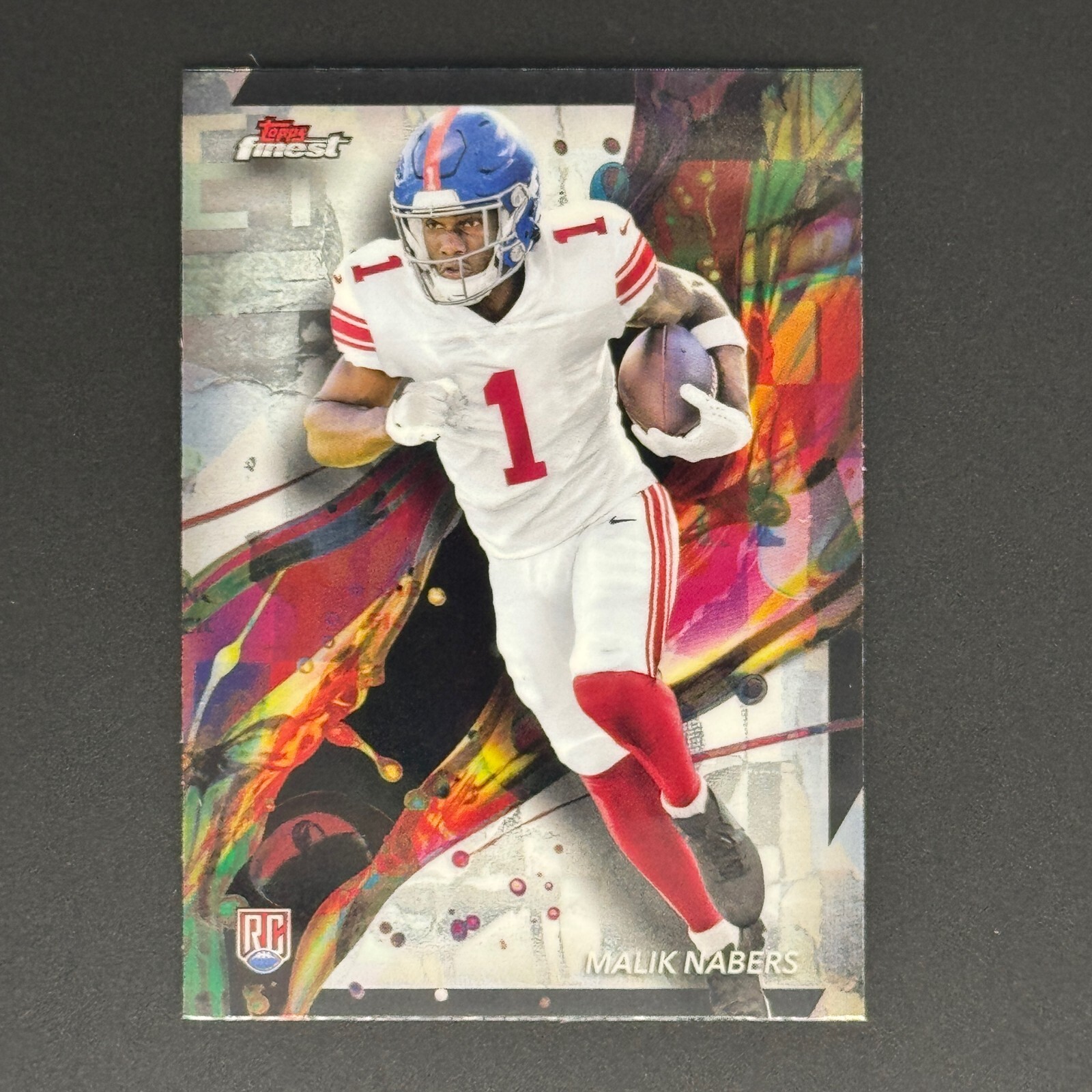 2024 Topps Finest Malik Nabers RC #90 Common