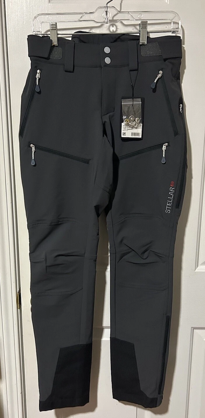 New Women STELLAR EQUIPMENT Softshell Pants 2.0 Graphite Grey snowboard Small