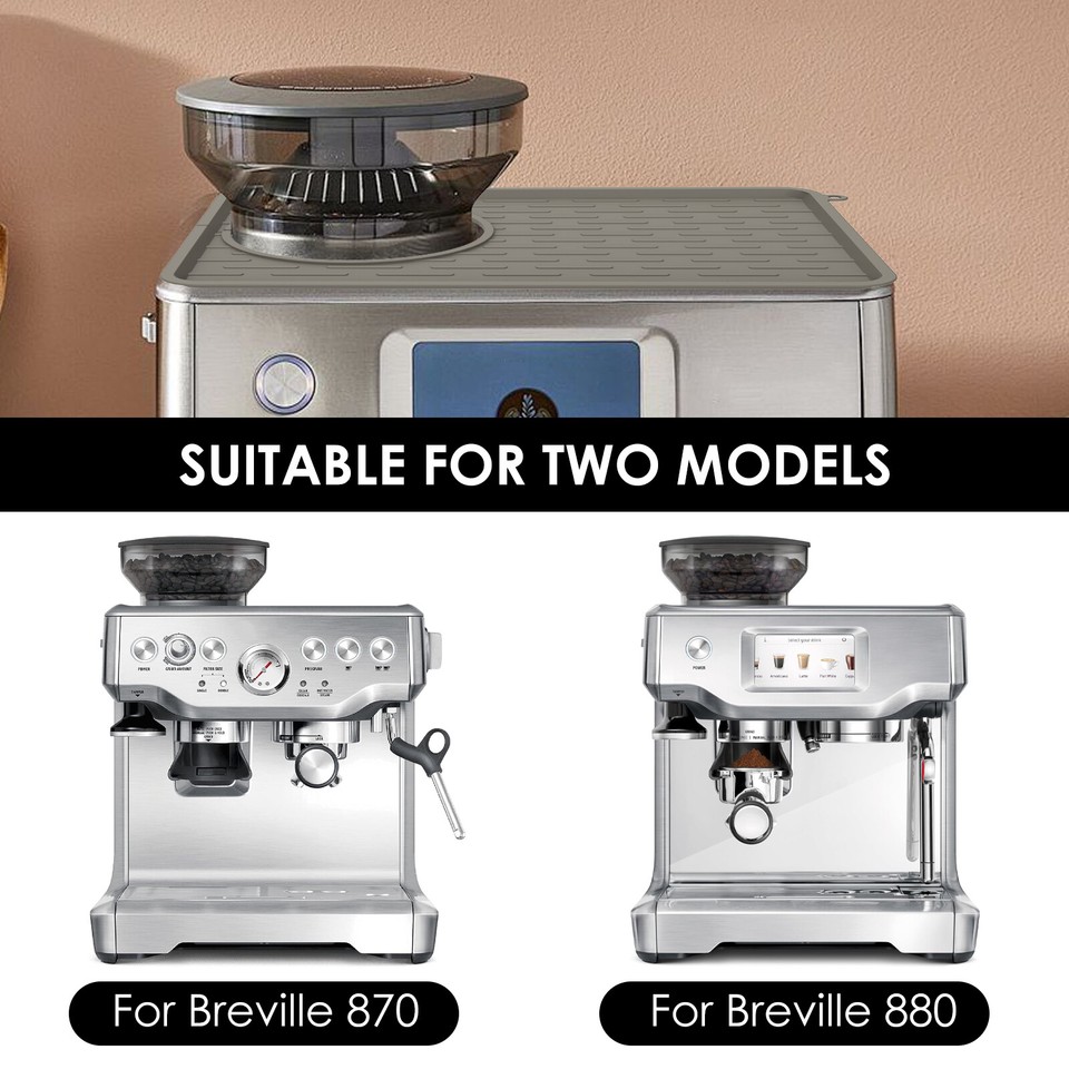 Coffee Mat Silicone Coffee Maker Mat with Side Opening Design Nonslip