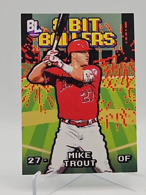 2023 Topps Big League Baseball #8B-2 Mike Trout 8-Bit Ballers Los Angeles Angels