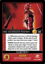 Dragon Ball Z DBZ TCG Panini Awakening Hi Tech S30 Red Ascension Mastery