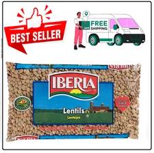 Iberia Dry Lentils, 12 Oz (pack of 1)
