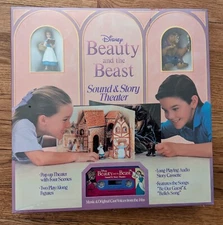 Disney Beauty & The Beast Sound & Story Theater - Mint NIB - Vintage 1991