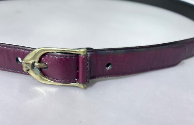 Assima  Creation   Ledergürtel  B 1,8 cm L85 cm  dunkelrot