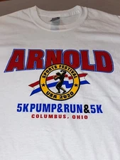 Arnold Classic 20th Anniversary T-shirt Ohio Pump & Run Sports Festival Large