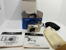 Minolta Dimage S304 Digital Camera w/ Manual - parts only UnTested