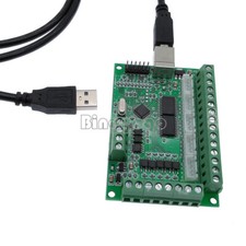 1X MACH3 CNC Breakout Board USB 100KHz 5 Assi Driver Controller di Movimento