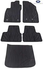 2016-2019 Chevrolet Volt Front Rear & Cargo Mats All Weather Mats Black OEM GM 