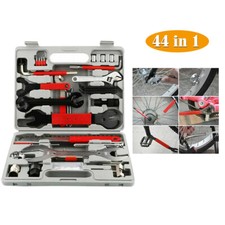 44pcs Professional Complete Bike Repair Tools Tool Kit Set Home Mechanic Cycling