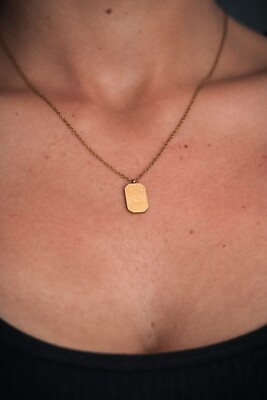 Gold Moon Necklace, Gold Crescent Moon Necklace, 18k gold Charm Pendant,