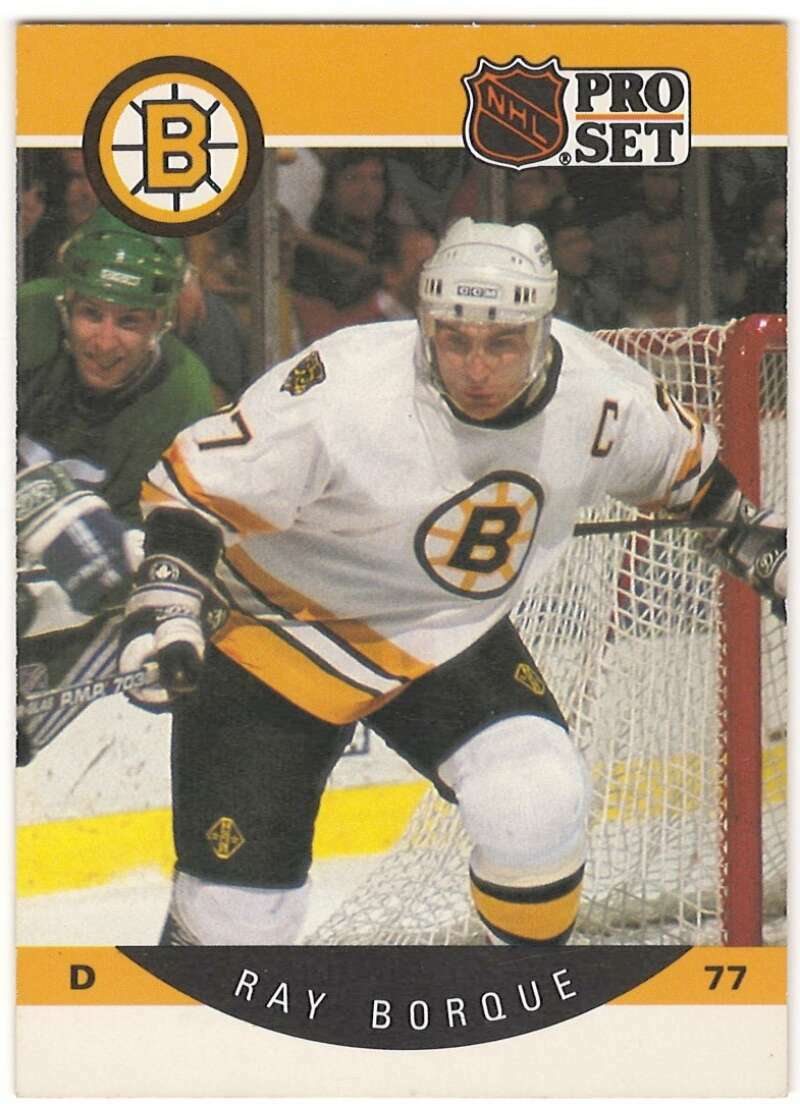 RAY BOURQUE 1990-91 Pro Set #1B Bruins ERR  ID:9535