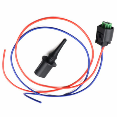 Neu Äußerer Lufttemperatursensor & Kabelstecker für Mercedes C E ML A0005428418