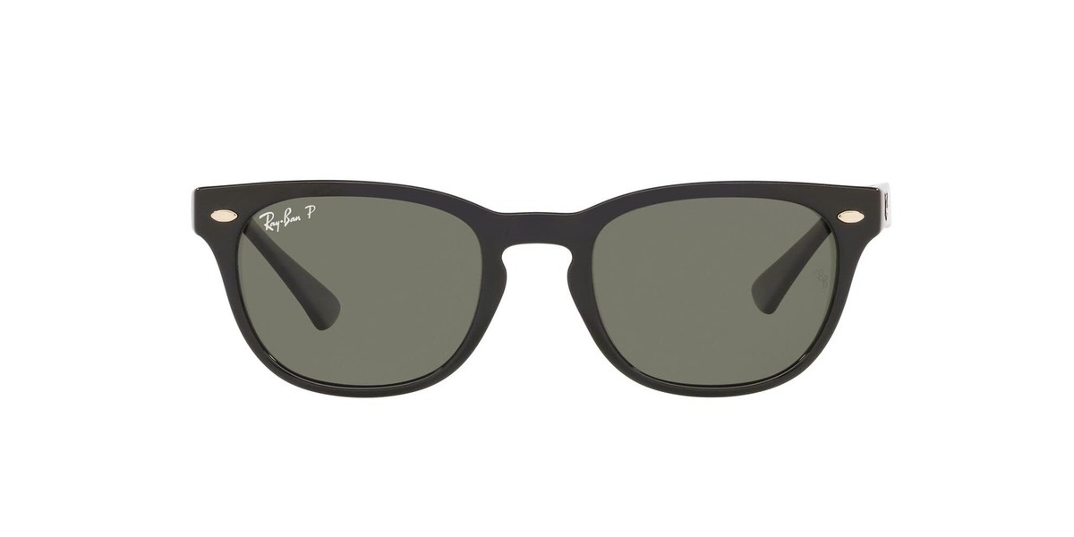 LikeNew_Ray-Ban RB4140 Wayfarer Sunglasses, Light Havana/Polarized
