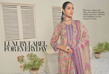 MTF GUL-E-BAHAR DIGITAL PRINTED EMBROIDERED CHIKANKARI  3 PIECE READY TO WEAR