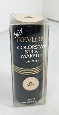 New REVLON Colorstay Stick Foundation *Oil-Free  #01 IVORY  **RARE Discontinued