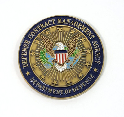 DCMA Presented By Commander Outstanding Performance Collector Challenge Coin DOD