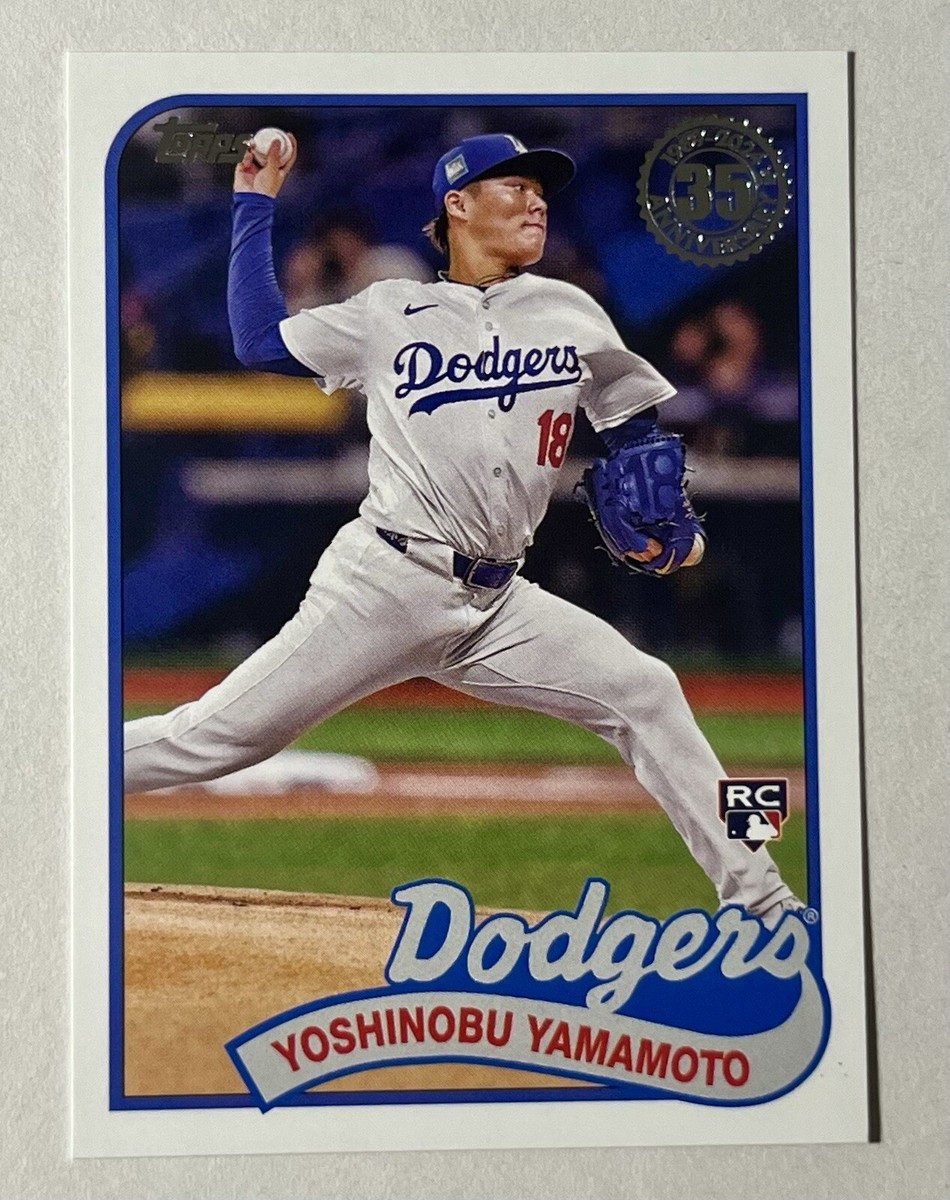 2024 Topps Update Series Yoshinobu Yamamoto 35th Anniversary RC