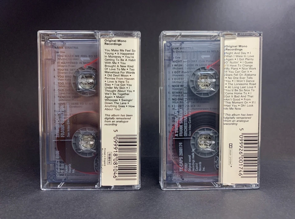Frank Sinatra SONGS FOR SWINGIN LOVERS/A SWINGIN AFFAIR Cassettes **NEAR MINT** - Image 2 of 4