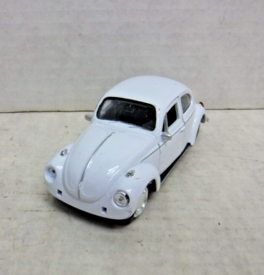 White Volkswagen Beetle Welly No. 2343 Diecast Car 080224AST2 | eBay