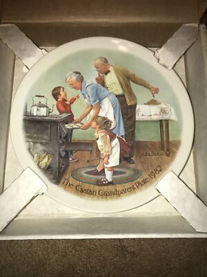 The Cookie Tasting Joseph Csatari Grandparent Collector Plate 1982