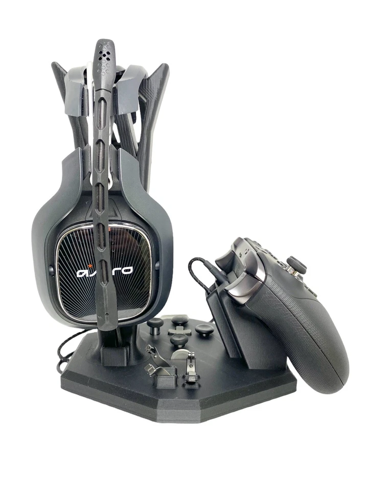 Xbox Elite Controller Series 2 & Headphone Stand Combo Charging Desk Dock Mount - Image 3 of 4