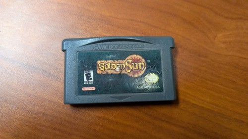 Golden Sun (GBA, 2001) Authentic Cartridge Tested Working - Good