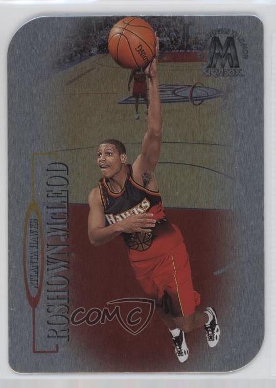 1998-99 Skybox Molten Metal Smiths Xplosion Roshown McLeod #7 Rookie RC px8