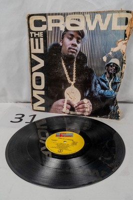 Eric B. & Rakim Move The Crowd 1987 12'' Vinyl VG 4th & B'way BWAY-453 Rare Hip