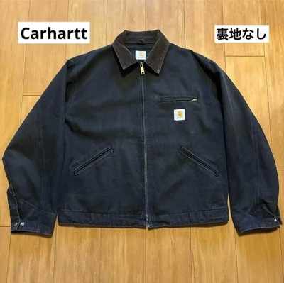 Carhartt Detroit Jacket JU1205 Black Unlined XL Vintage Japan | eBay